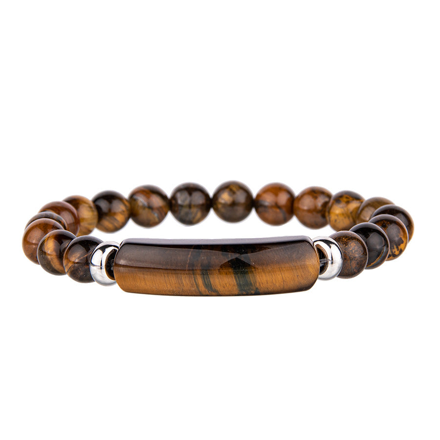 Wholesale Natural Stone Crystal Agate Simple Fashion Bracelet